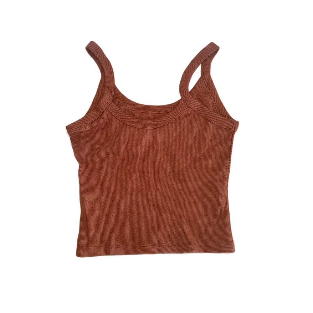 NWT Abercrombie Basic Tank in rust- Size Medium - Picture 4 of 10